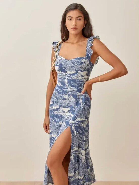 Reformation Dresses & Skirts - Reformation Bondi Dress Midi Dress Size 4